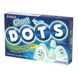 Tootsie Halloween Ghost Dots Soft Candy Theater Box 6oz 12ct